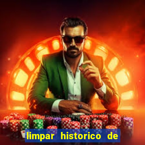 limpar historico de apostas bet365